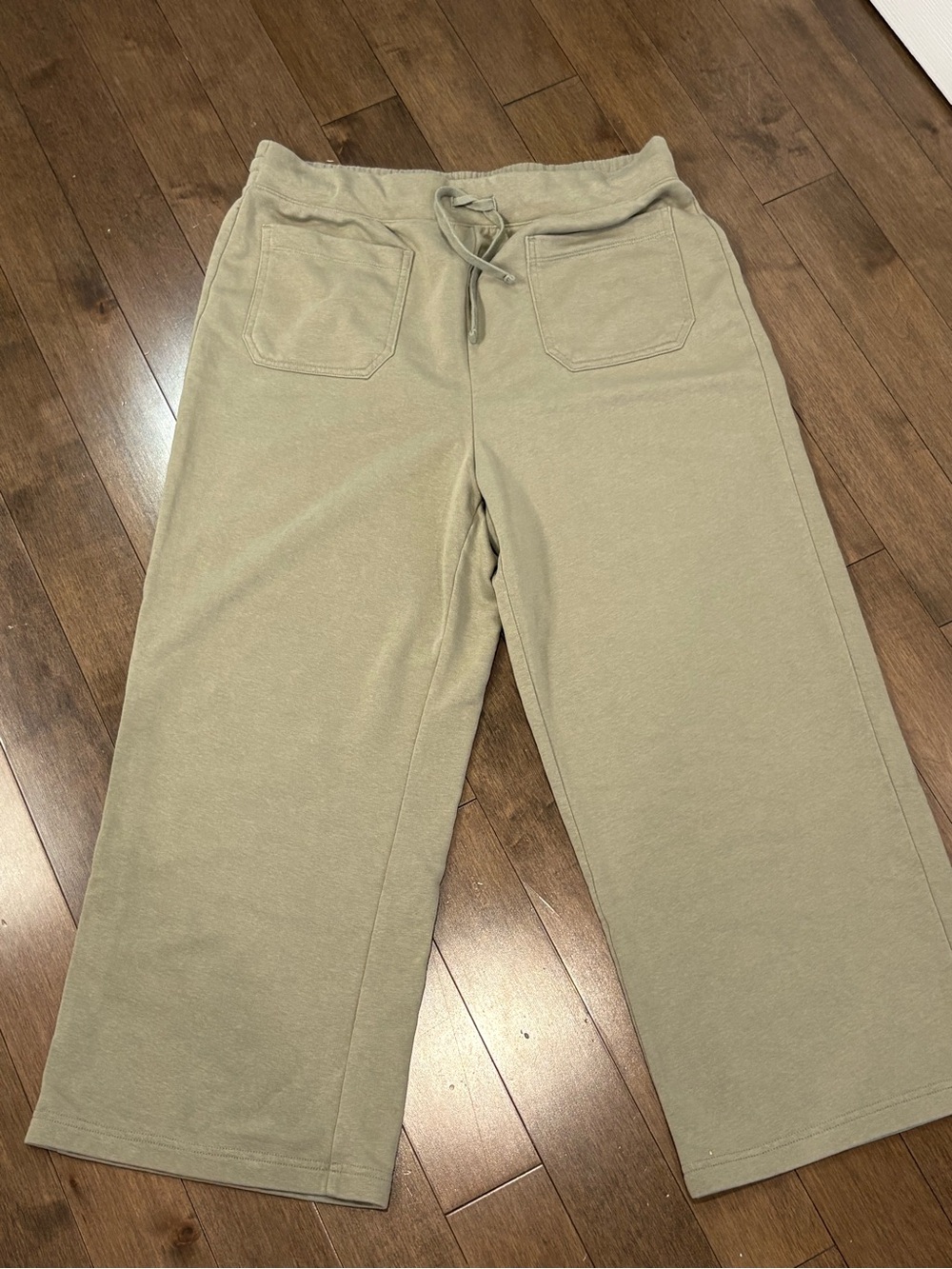 LC Lauren Conrad Wide Leg Cozy Lounge Pants, Kade Green, Y2K, Size L